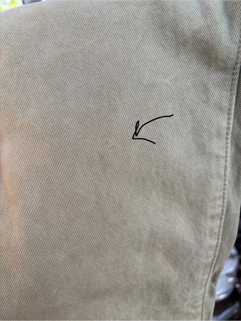 Levi's Women's Wedgie Straight Jeans in Olive - Picture 6 of 6